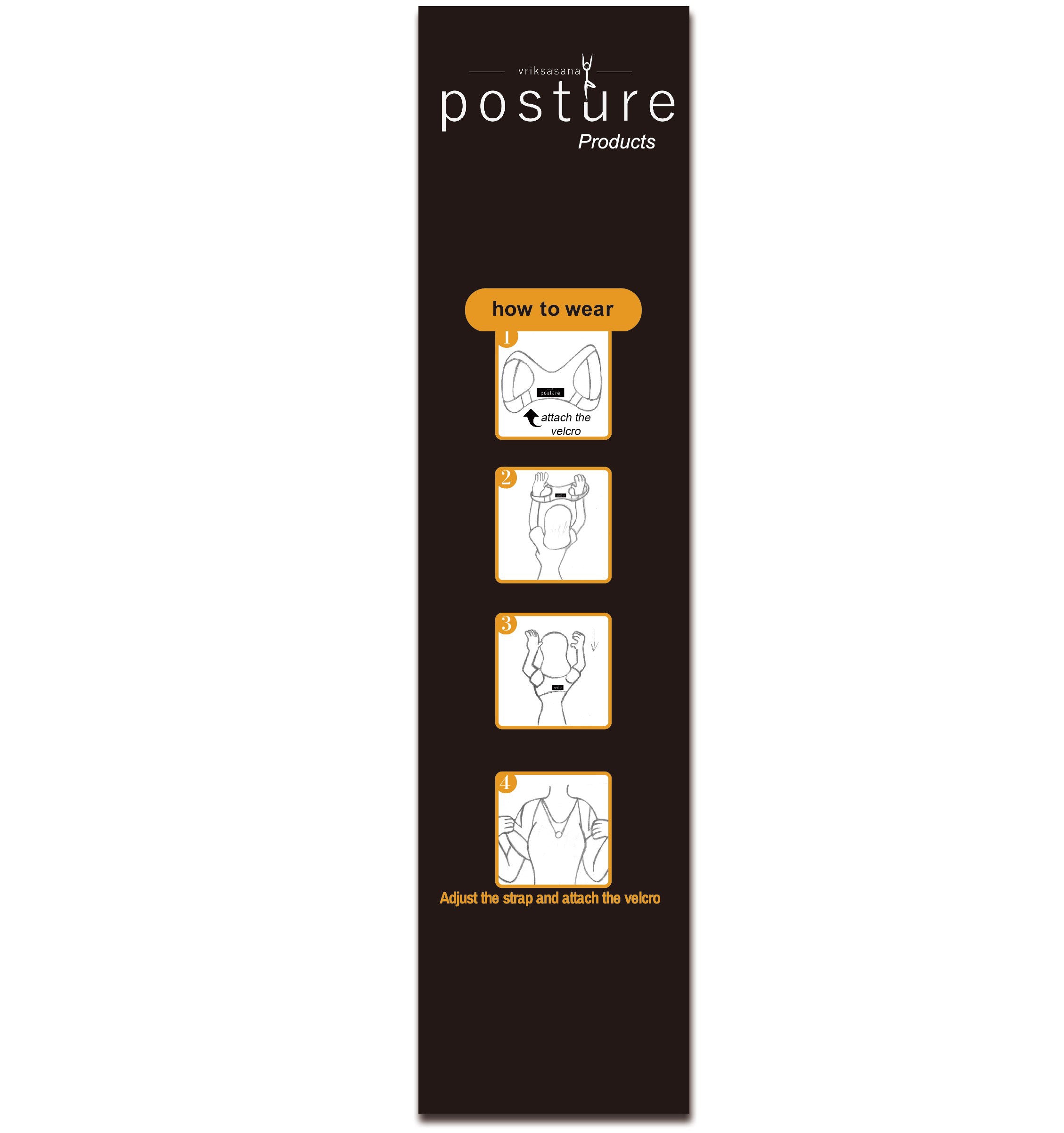 Posture corrector for men and women instruction manual 
