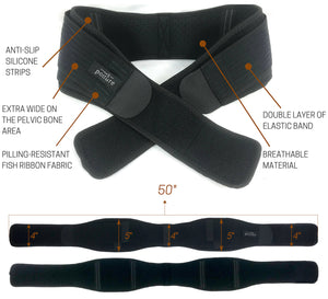 Si Belt that Alleviates Pelvic, Back and Leg and Nerve Pain