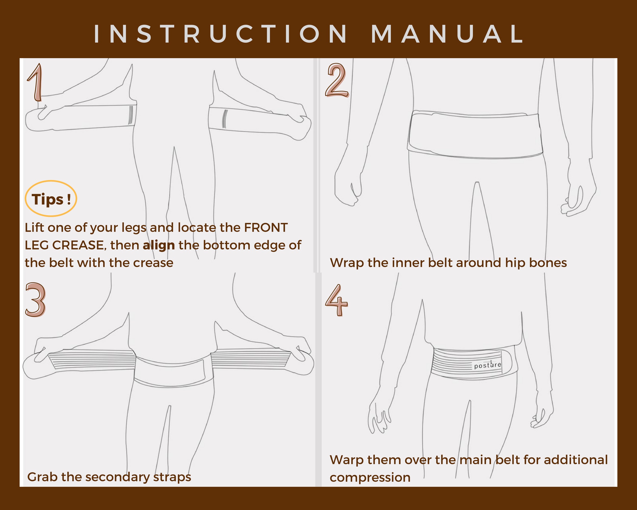 manual for Sacroiliac belt
