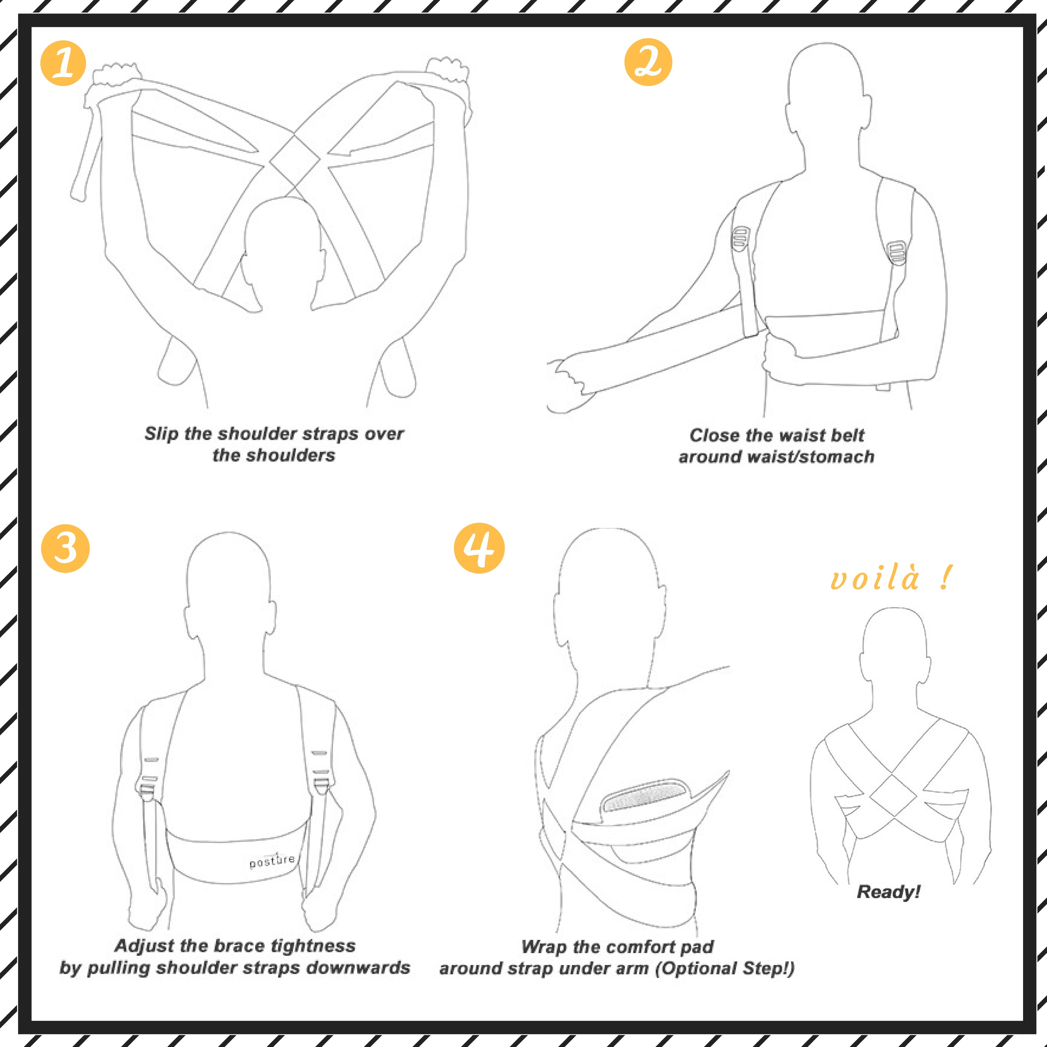 Posture corrector instruction manual 